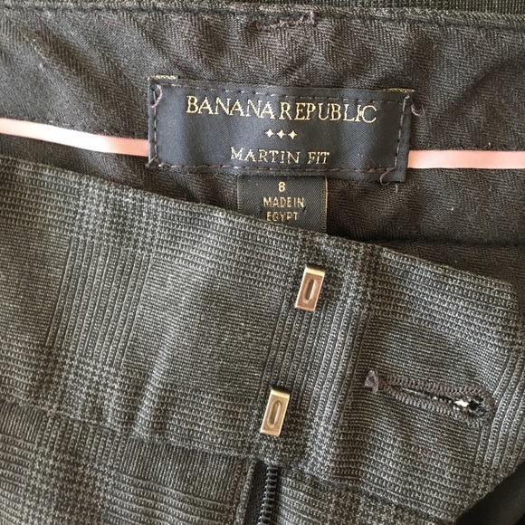 Banana Republic Martin Fit Grey Pants Size 8 - Picture 4 of 4